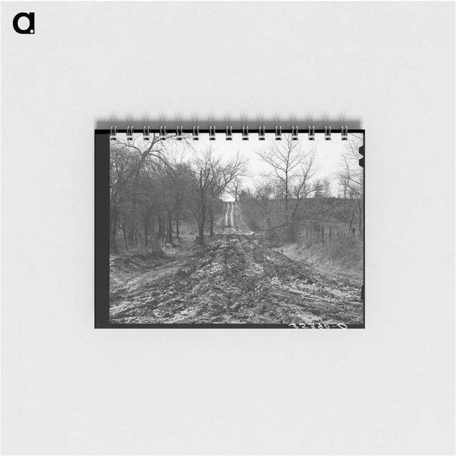 アートメモ帳-Intersection of Muddy Roads
 - ラッセル リー Memo.