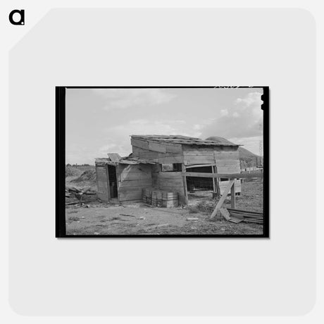 アートポストカード-Farm Shed, Yakima County
 - ラッセル リー Postcard.