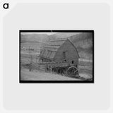 アートポストカード-Gristmill Detail
 - ラッセル リー Postcard.