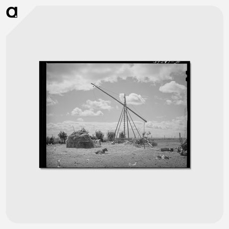 アートポストカード-Vale-Owyhee Irrigation Project
 - ラッセル リー Postcard.