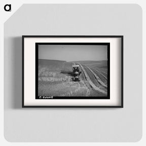 アートポスター-Caterpillar Combine, Whitman County
 - ラッセル リー Poster.