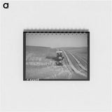 アートメモ帳-Caterpillar Combine, Whitman County
 - ラッセル リー Memo.