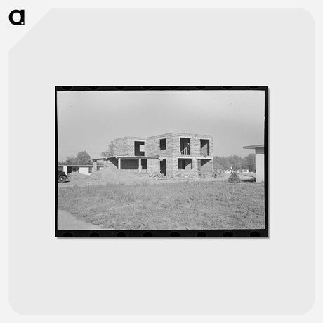 アートポストカード-Jersey Homesteads Dwelling
 - ラッセル リー Postcard.