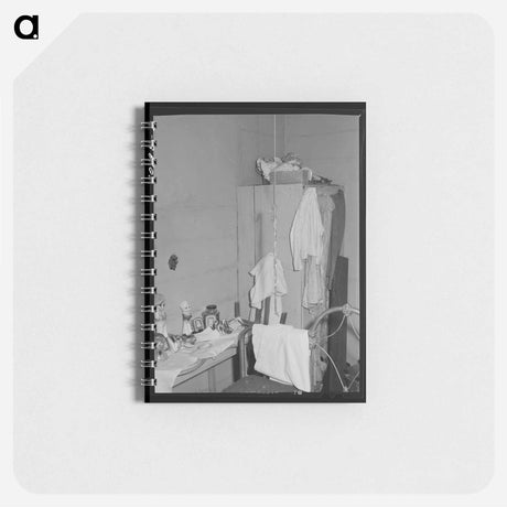 アートメモ帳-Crowded Bedroom
 - ラッセル リー Memo.