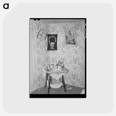 アートポストカード-Taos County Living Room
 - ラッセル リー Postcard.
