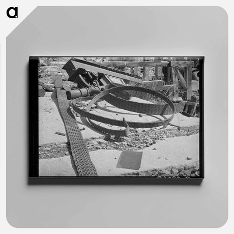 アートパネル-Telluride Gold Mill Remains
 - ラッセル リー Canvas.