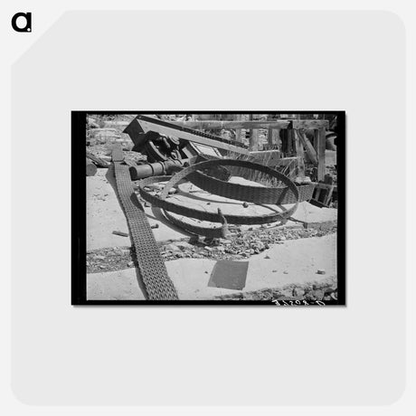 アートポストカード-Telluride Gold Mill Remains
 - ラッセル リー Postcard.