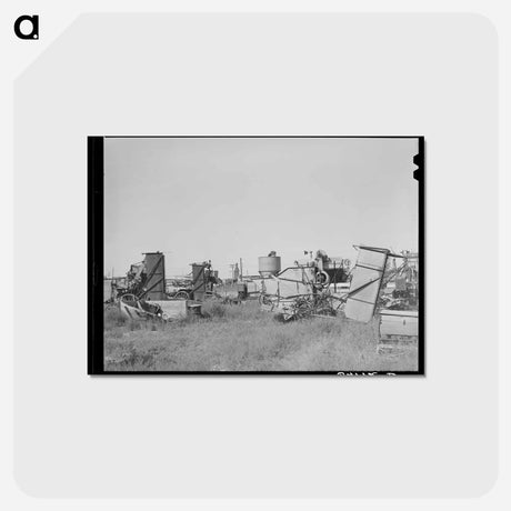 アートポストカード-Repossessed in Springfield
 - ラッセル リー Postcard.