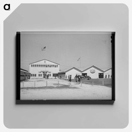 アートパネル-San Angelo Fat Stock Show Buildings
 - ラッセル リー Canvas.