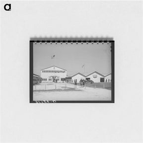 アートメモ帳-San Angelo Fat Stock Show Buildings
 - ラッセル リー Memo.