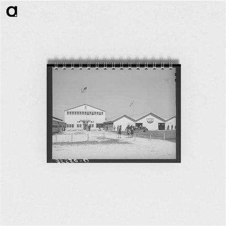 アートメモ帳-San Angelo Fat Stock Show Buildings
 - ラッセル リー Memo.