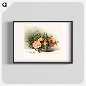 アートポスター-Wild Azaleas and Wild Roses
 - ボストン公共図書館 Poster.