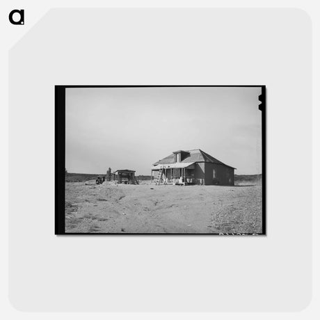 アートポストカード-Farmstead, Concho, Arizona
 - ラッセル リー Postcard.
