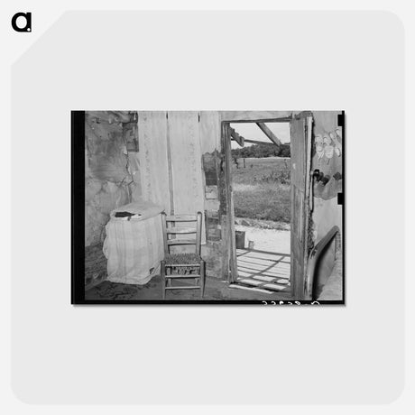 アートポストカード-Agricultural Home Interior
 - ラッセル リー Postcard.