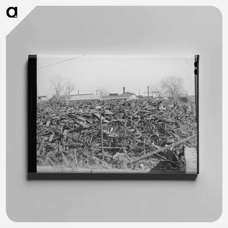 アートパネル-Scrap Iron, Oklahoma City
 - ラッセル リー Canvas.