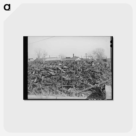 アートポストカード-Scrap Iron, Oklahoma City
 - ラッセル リー Postcard.