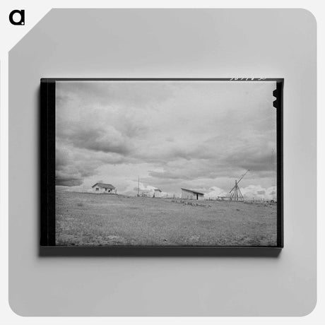 アートパネル-Farmstead of Ray Halstead
 - ラッセル リー Canvas.