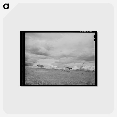 アートポストカード-Farmstead of Ray Halstead
 - ラッセル リー Postcard.