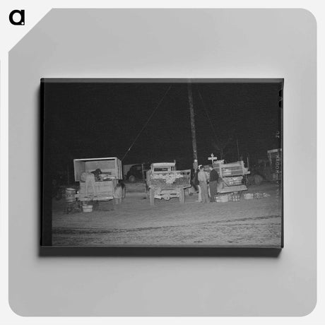 アートパネル-San Angelo Farmers' Market
 - ラッセル リー Canvas.