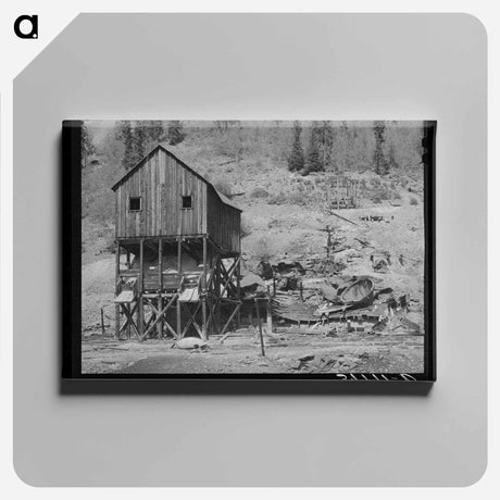 アートパネル-Mill of Abandoned Gold Mine
 - ラッセル リー Canvas.