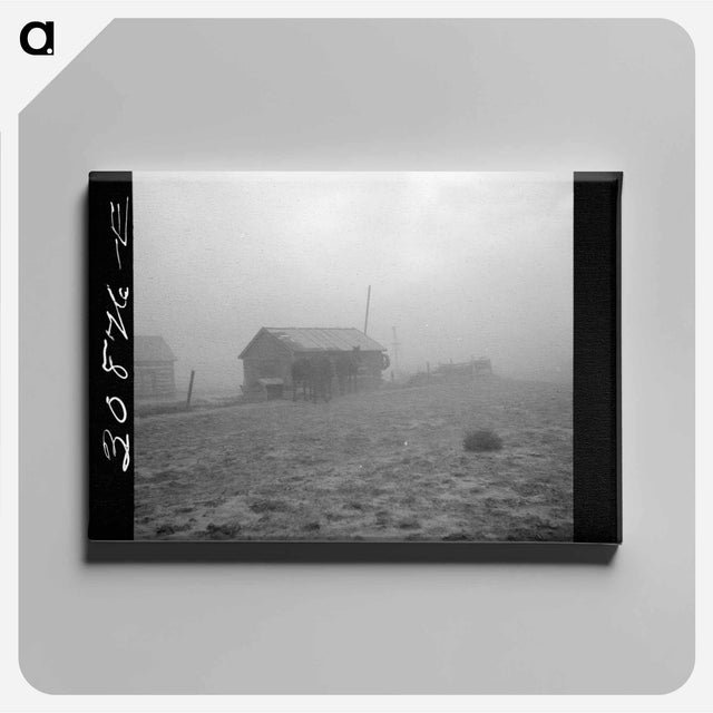 アートパネル-Dust Storm Near Williston
 - ラッセル リー Canvas.