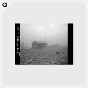 アートポストカード-Dust Storm Near Williston
 - ラッセル リー Postcard.