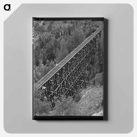 アートパネル-Trestle Near Ophir
 - ラッセル リー Canvas.