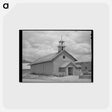 アートポストカード-Chamisal Church
 - ラッセル リー Postcard.