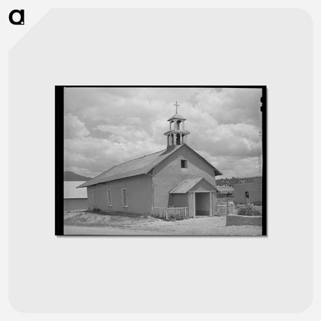 アートポストカード-Chamisal Church
 - ラッセル リー Postcard.