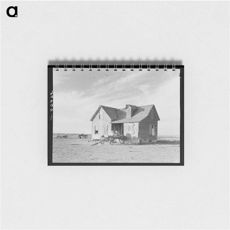 アートメモ帳-Farmhouse and Wagon
 - ラッセル リー Memo.