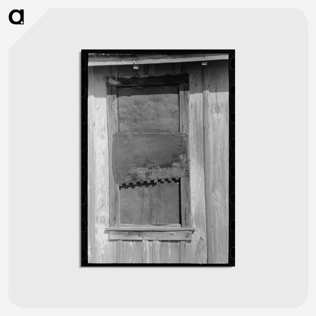 アートポストカード-Crystal City Window Detail
 - ラッセル リー Postcard.