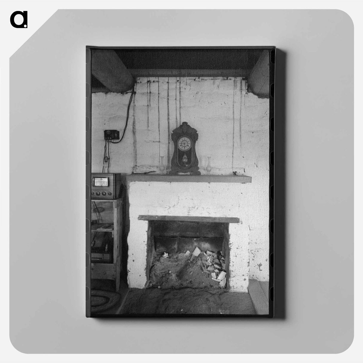 アートパネル-Adobe Fireplace, Pie Town
 - ラッセル リー Canvas.