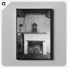アートパネル-Adobe Fireplace, Pie Town
 - ラッセル リー Canvas.