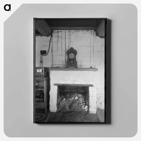 アートパネル-Adobe Fireplace, Pie Town
 - ラッセル リー Canvas.