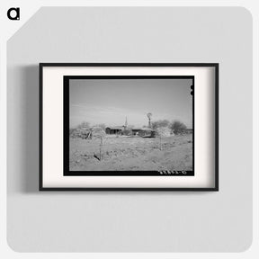 アートポスター-Farmstead in the High Plains
 - ラッセル リー Poster.