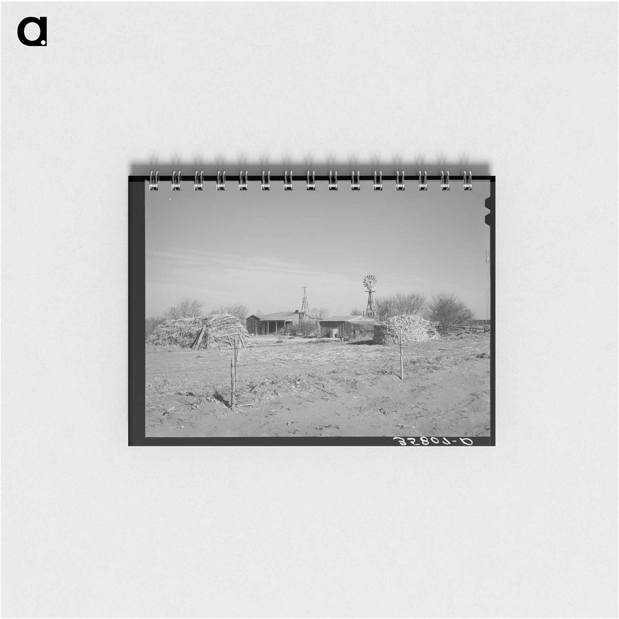 アートメモ帳-Farmstead in the High Plains
 - ラッセル リー Memo.