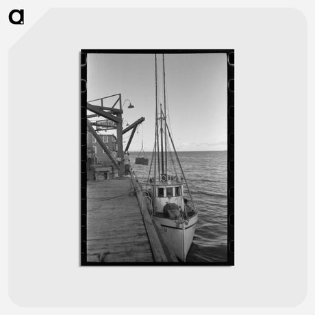 アートポストカード-Columbia River Unloading
 - ラッセル リー Postcard.