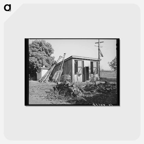 アートポストカード-Yuba County Farm
 - ラッセル リー Postcard.