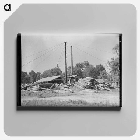 アートパネル-Lumber Mill, Sorrento
 - ラッセル リー Canvas.