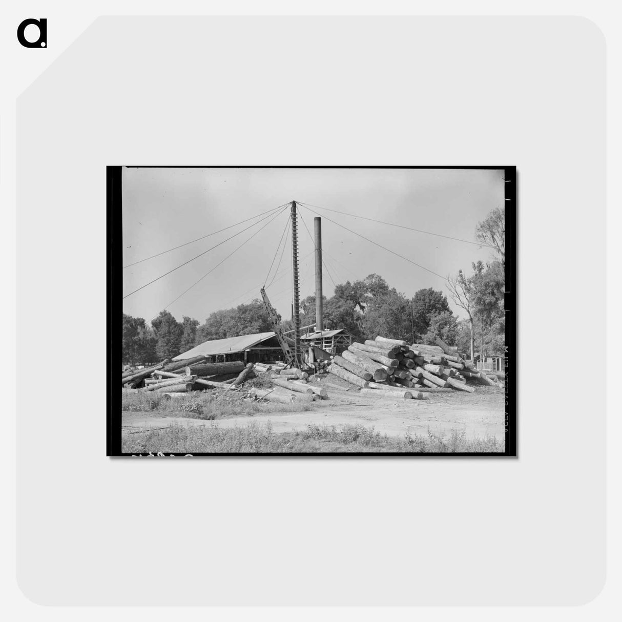 アートポストカード-Lumber Mill, Sorrento
 - ラッセル リー Postcard.