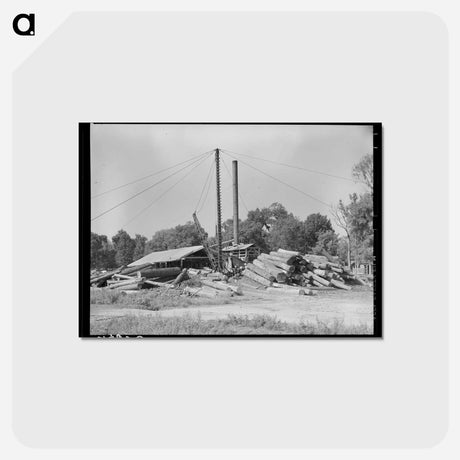 アートポストカード-Lumber Mill, Sorrento
 - ラッセル リー Postcard.