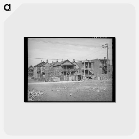 アートポストカード-Chicago Dwellings
 - ラッセル リー Postcard.