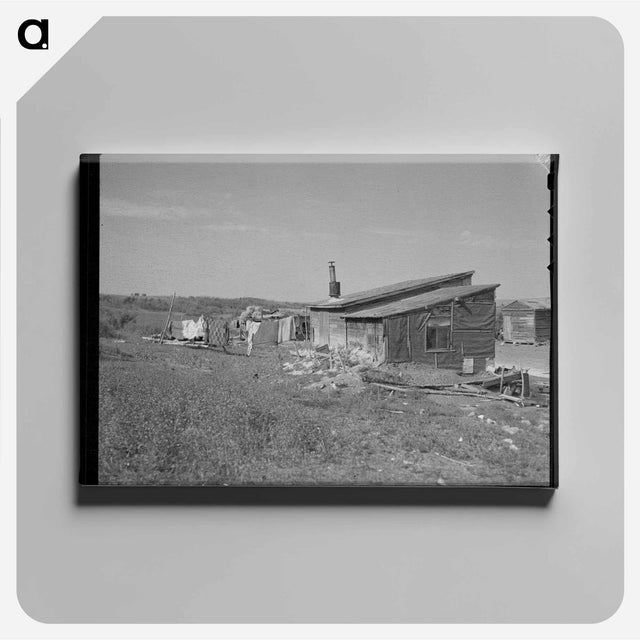 アートパネル-Farmhouse near Wheelock
 - ラッセル リー Canvas.