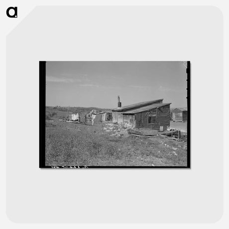 アートポストカード-Farmhouse near Wheelock
 - ラッセル リー Postcard.