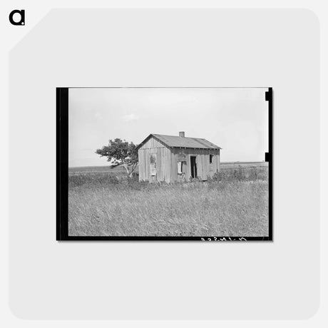 アートポストカード-Abandoned Farmhouse, Wagoner County
 - ラッセル リー Postcard.