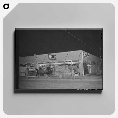 アートパネル-San Angelo Grocery
 - ラッセル リー Canvas.