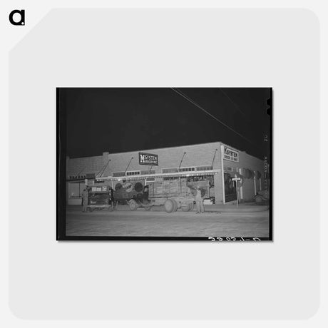 アートポストカード-San Angelo Grocery
 - ラッセル リー Postcard.