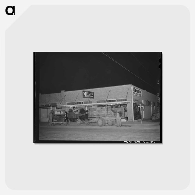 アートポストカード-San Angelo Grocery
 - ラッセル リー Postcard.