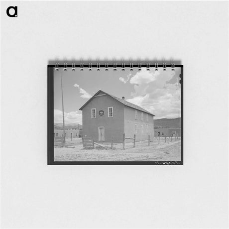 アートメモ帳-Lodge Building, Costilla
 - ラッセル リー Memo.