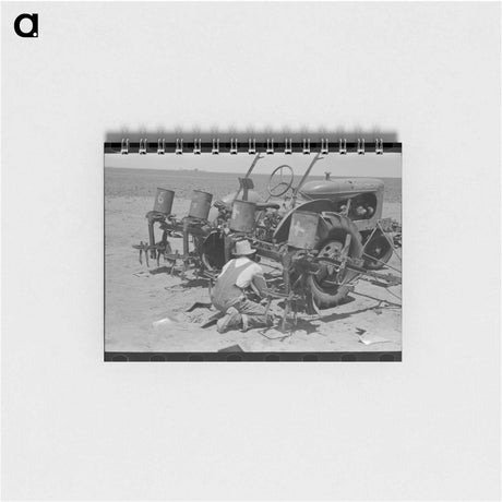 アートメモ帳-Adjusting the Plow
 - ラッセル リー Memo.